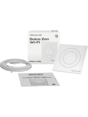 Терморегулятор Теплолюкс Solus Zen Wi-Fi белый/белый 3