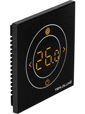 Терморегулятор Теплолюкс Solus Zen Wi-Fi черный/черный