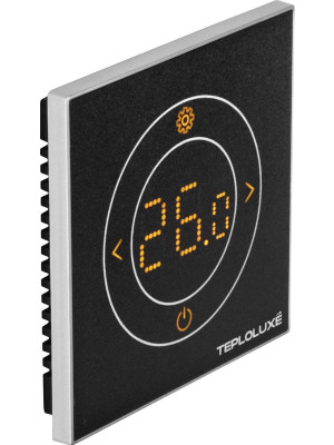 Терморегулятор Теплолюкс Solus Zen Wi-Fi черный/серебро