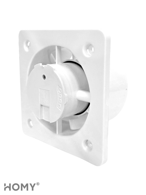Вентилятор 100 тихий движ белое глянец стекло Dream100M-GWP 7