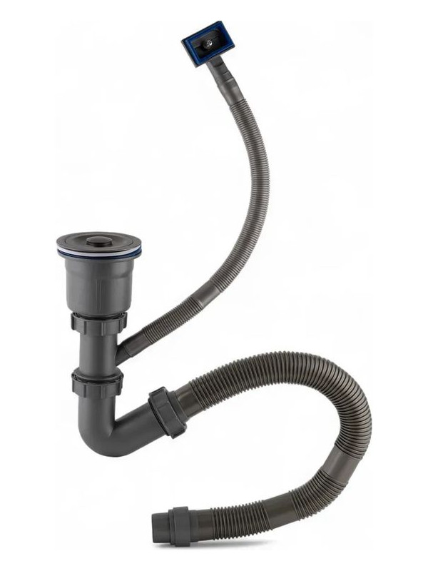 Кухонная мойка Diadonna S5050B-2 графит 6