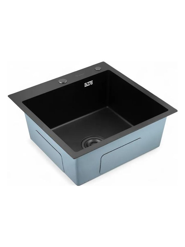 Кухонная мойка Diadonna S5050B-2 графит 3