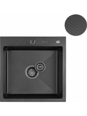 Кухонная мойка Diadonna S5050B-2 графит 1