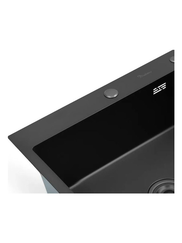 Кухонная мойка Diadonna S6050B-2 графит 4