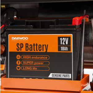 Бензиновый генератор Daewoo Power GDA 6500E батарея