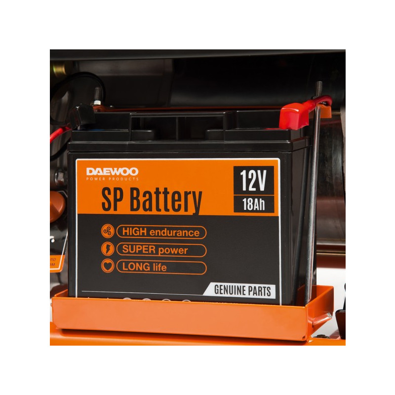 Бензиновый генератор Daewoo Power GDA 8500E-3 батарея