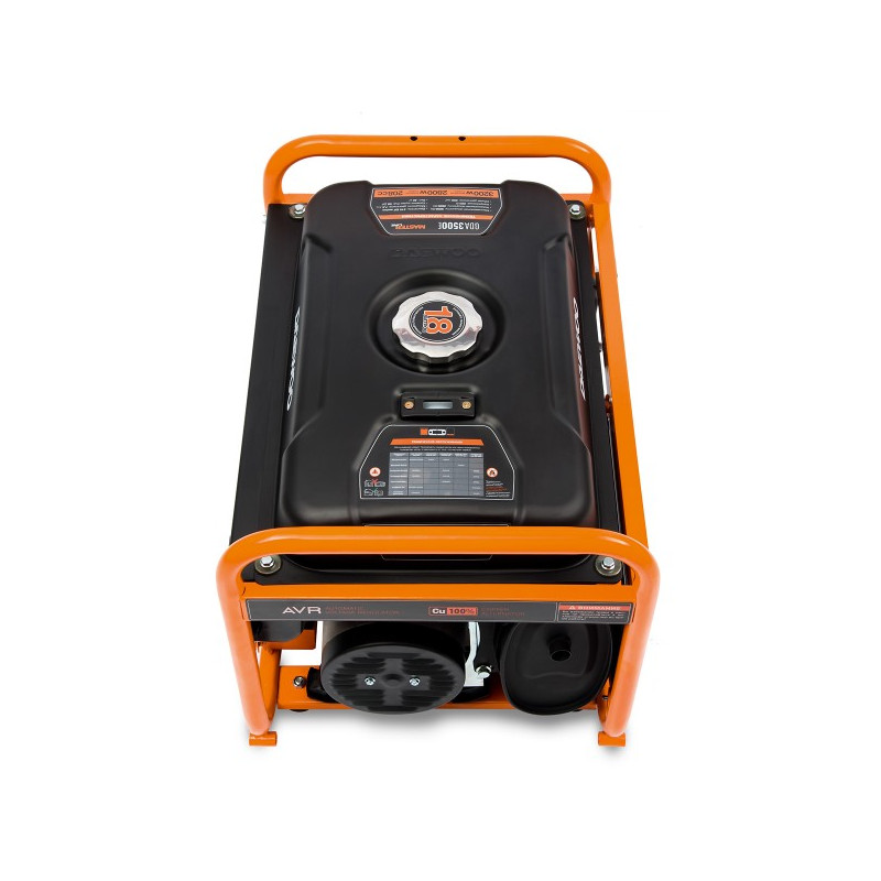 Бензиновый генератор Daewoo Power GDA 3500 E сверху