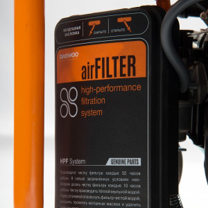 Бензиновый генератор Daewoo Power GDA 3500 E фильтр