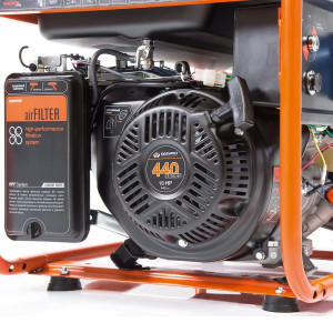 Бензиновый генератор Daewoo Power GDA 8500E вентиляция