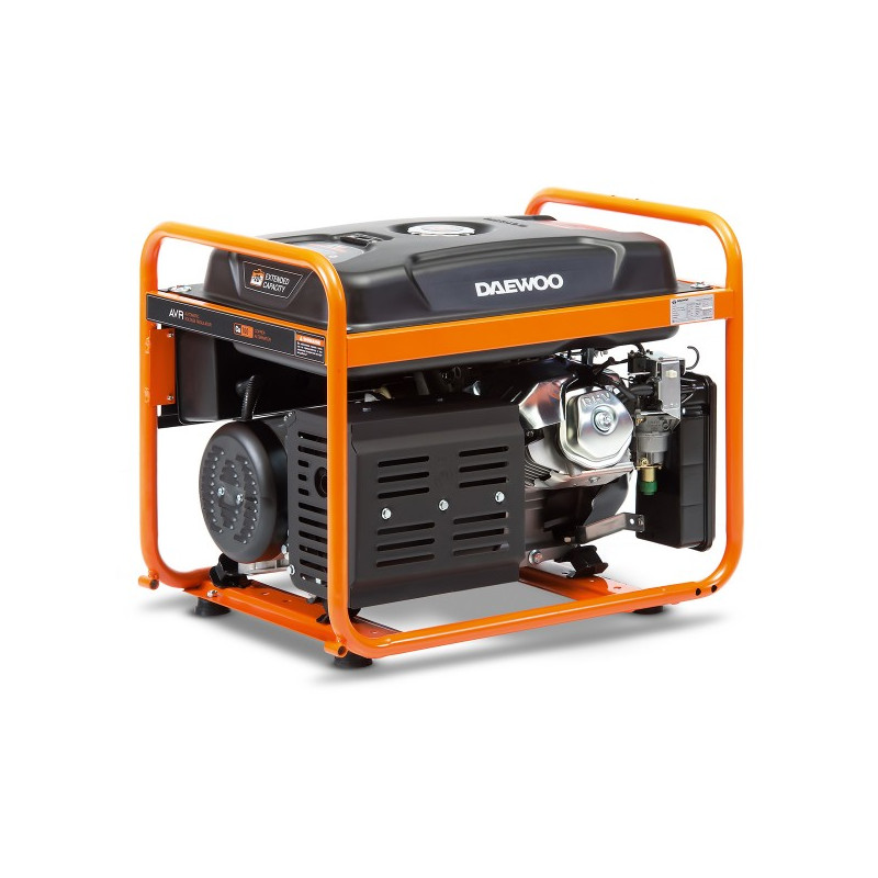 Бензиновый генератор Daewoo Power GDA 7500E-3 сзади