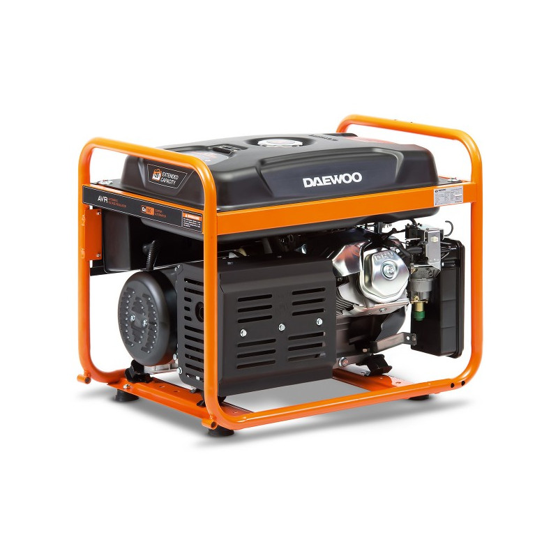 Бензиновый генератор Daewoo Power GDA 6500 сзади