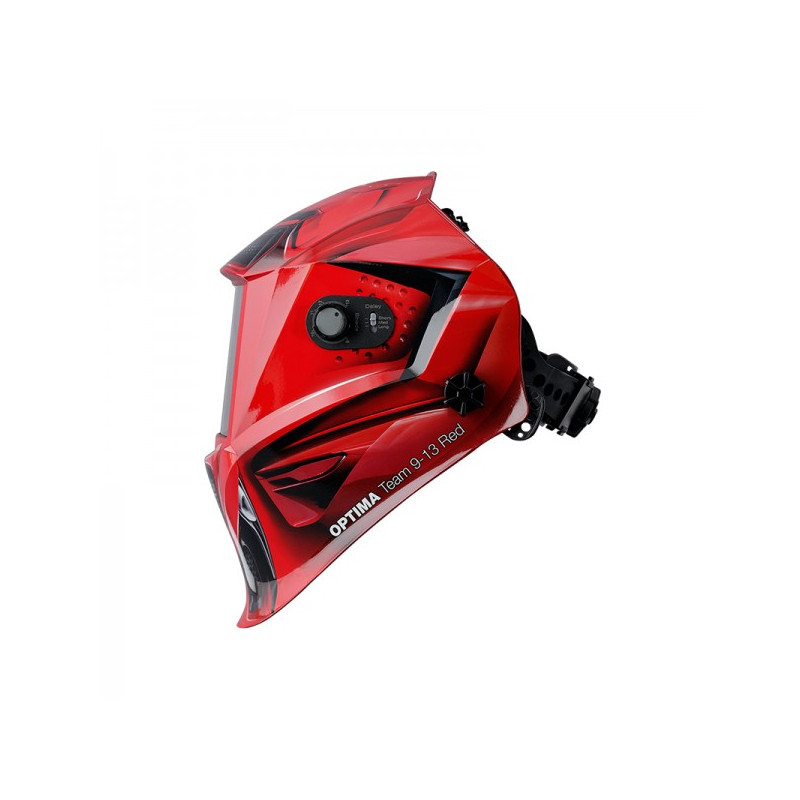 Сварочная маска Fubag Optima Team 9-13 красный сбоку