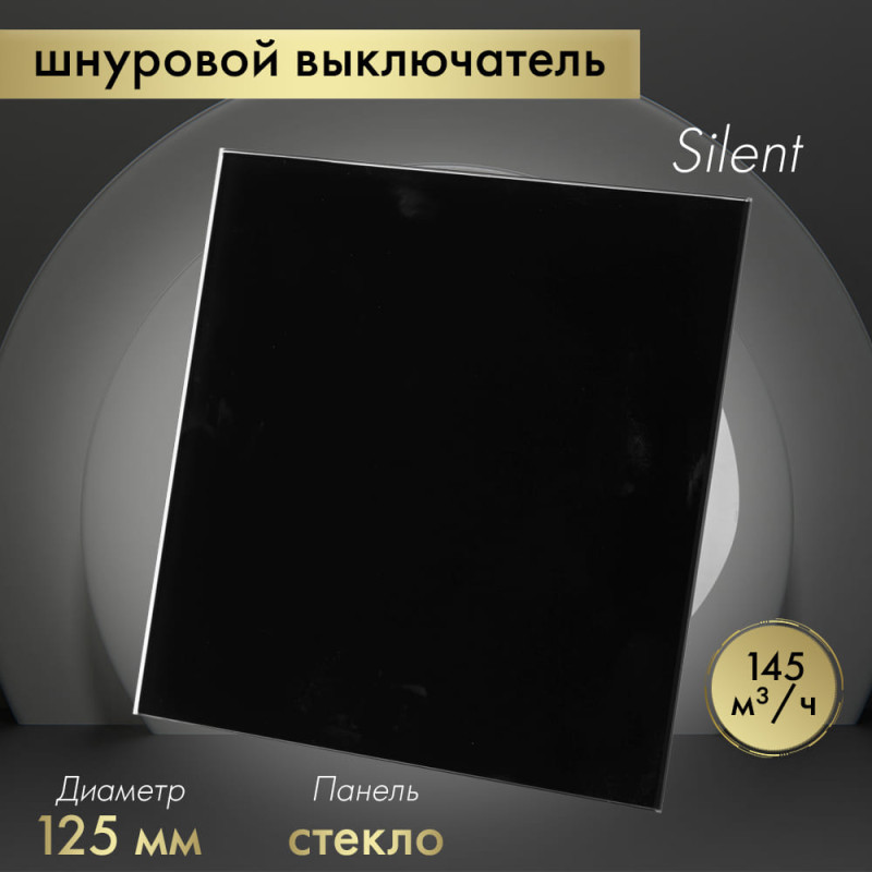 Вытяжной вентилятор Awenta System+ Silent 125W / KWS125W-PTGB125P