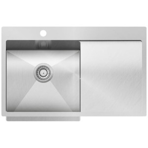 Кухонная мойка Aquasanita Steel LUNA 101 N-L