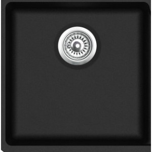 Кухонная мойка Aquasanita Arca SQA 230 601 L W Black metallic - ввид чаши