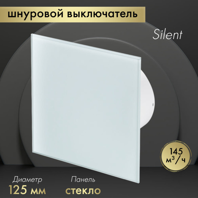 Вытяжной вентилятор Awenta System+ Silent 125W /KWS125W-PTG125