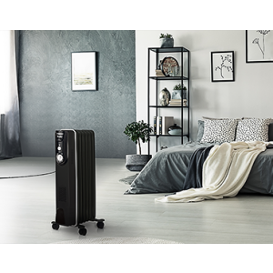 Масляный радиатор Ballu BOH/MD-07BBN в интерьере