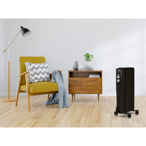 Масляный радиатор Ballu BOH/CL-07BRN в интерьере