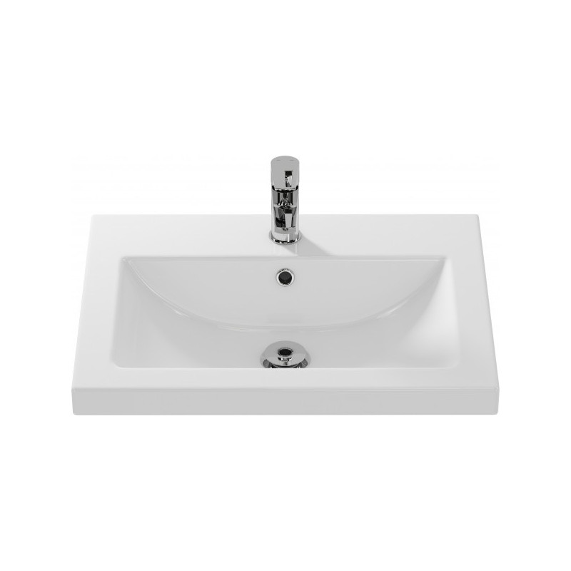 Фото спереди умывальника Cersanit Como 60