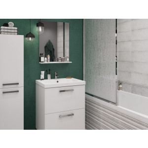 Фото в интерьере умывальника Cersanit Como 60