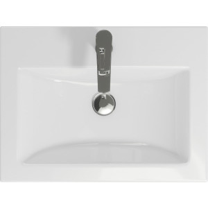 Фото сверху умывальника Cersanit Como 60