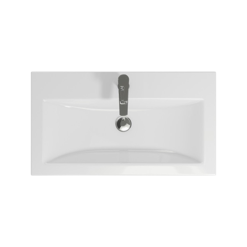 Фото сверху умывальника Cersanit Como 80