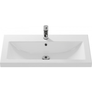 Фото спереди умывальника Cersanit Como 80