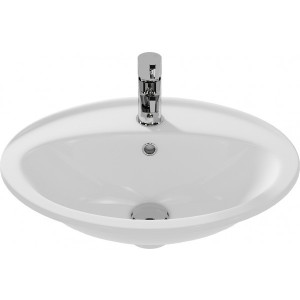 Фото спереди умывальника Cersanit Calla 54