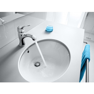 Фото сверху умывальника Roca Berna 56х42