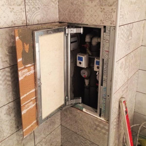 Люк РусВент Секрет-Лайт в открытом виде