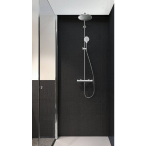 Душевая система Hansgrohe Crometta S Showerpipe 240 1jet 27267000 в интерьере