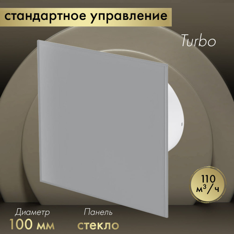 Вытяжной вентилятор Awenta System+ Turbo 100 / KWT100-PTGG100M