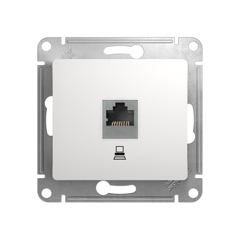 Розетка Schneider Electric Glossa GSL000181K белый