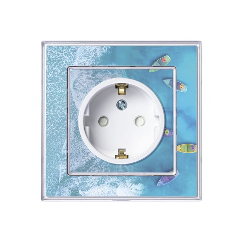 Розетка Schneider Electric Atlas Design Art ATN200145 белый в интерьере