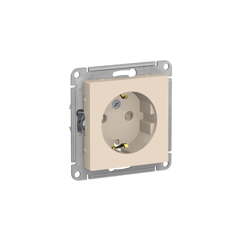 Розетка Schneider Electric Atlas Design ATN000245 бежевый