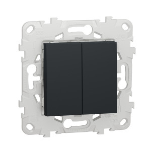 Выключатель Schneider Electric Unica New NU521154 антрацит