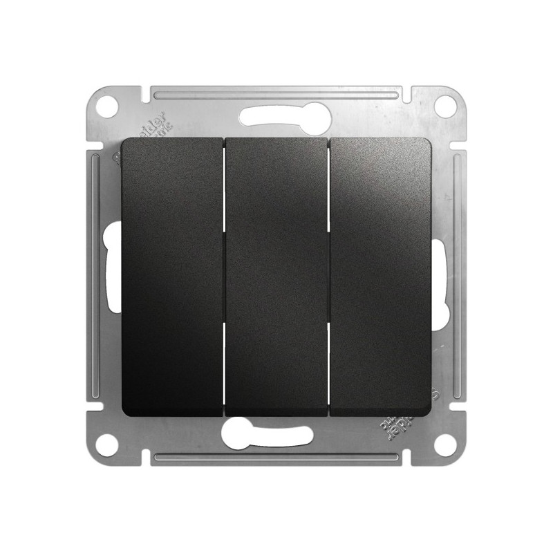 Выключатель Schneider Electric Glossa GSL000731 антрацит