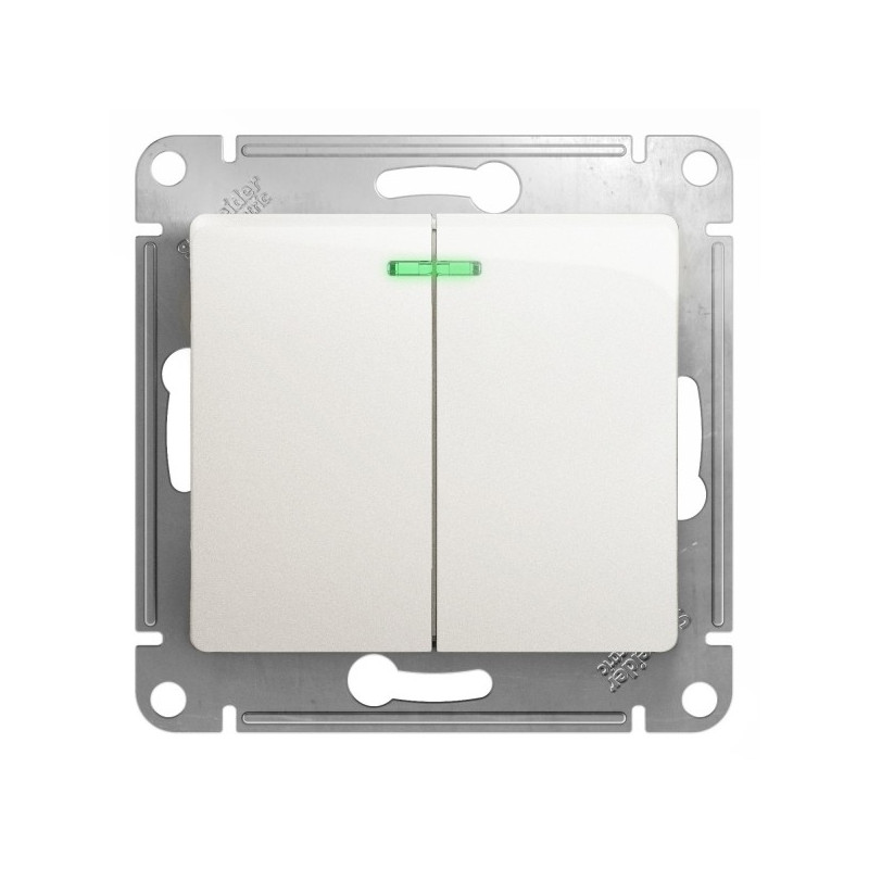 Выключатель Schneider Electric Glossa GSL000653 перламутр