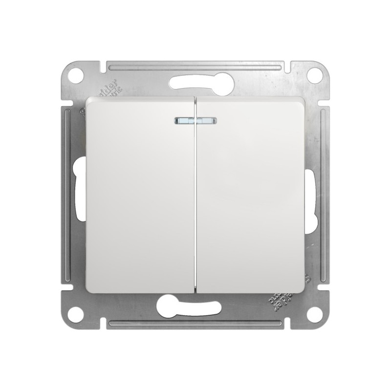 Выключатель Schneider Electric Glossa GSL000153 белый