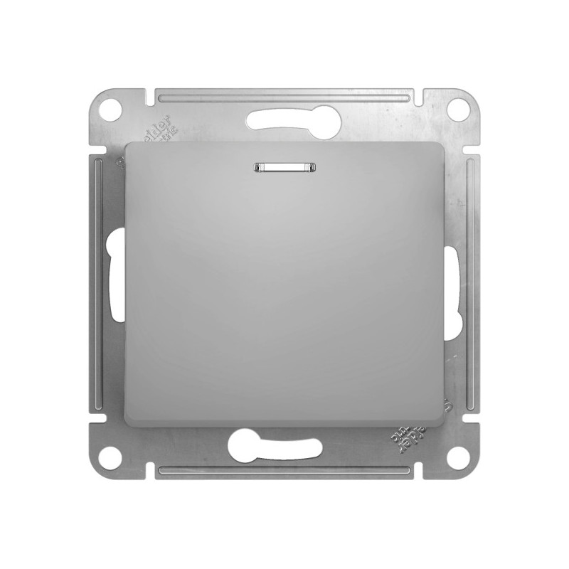 Выключатель Schneider Electric Glossa GSL000313 алюминий