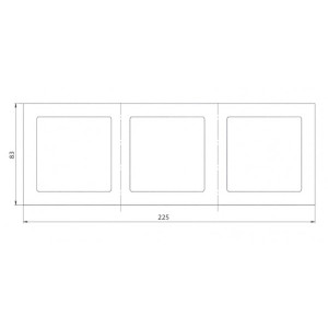 Рамка Schneider Electric Atlas Design ATN000203 бежевый схема