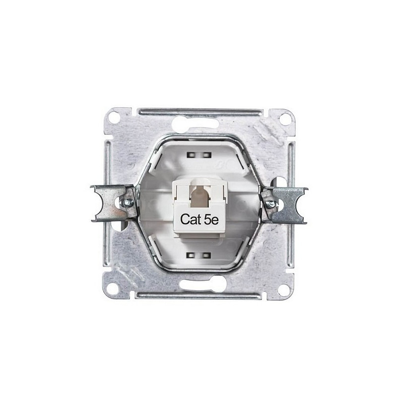 Розетка Schneider Electric Glossa GSL000281K бежевый вид сзади