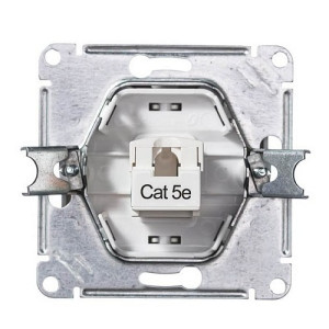 Розетка Schneider Electric Glossa GSL000281K бежевый вид сзади