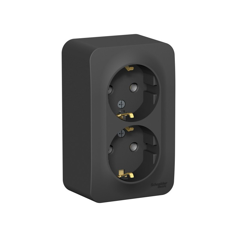 Розетка Schneider Electric Blanca BLNRA010216 антрацит
