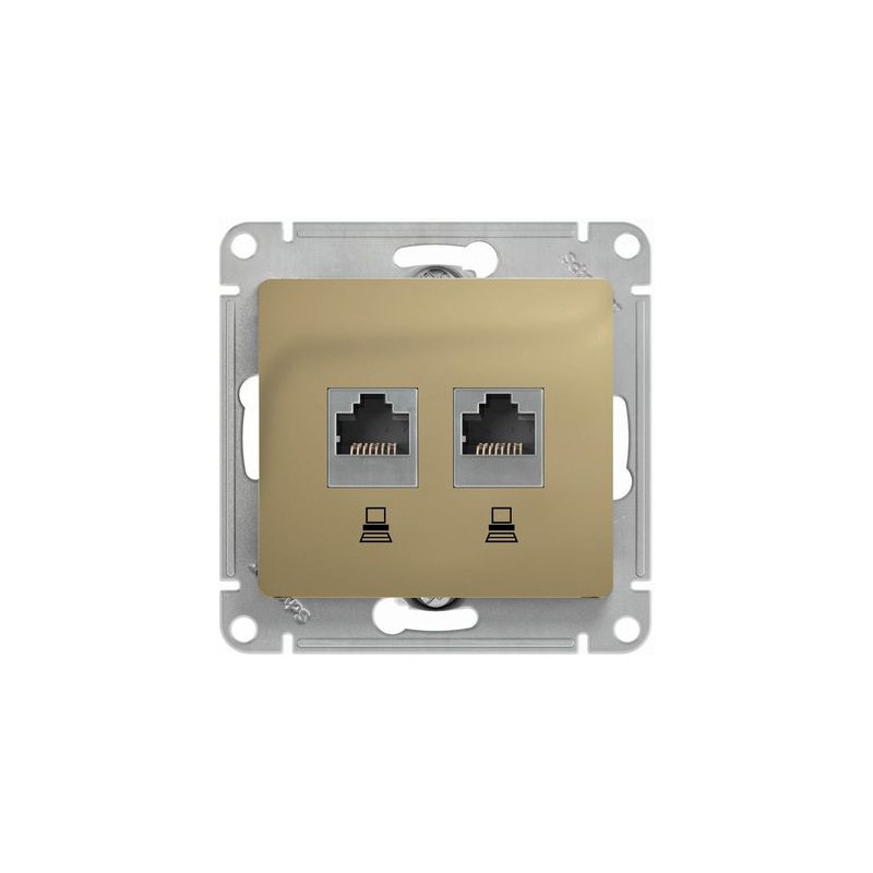 Розетка Schneider Electric Glossa GSL000485KK титан