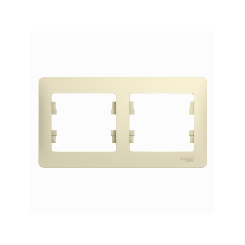 Рамка Schneider Electric Glossa GSL000202 бежевый