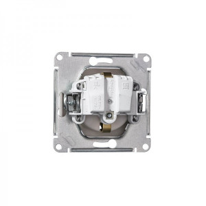 Розетка Schneider Electric Glossa GSL000345 алюминий вид сза