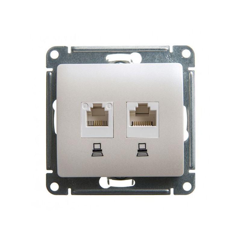 Розетка Schneider Electric Glossa GSL000685KK перламутр