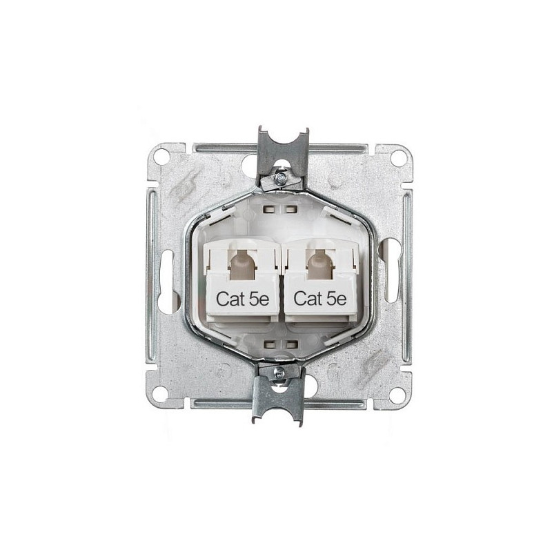 Розетка Schneider Electric Glossa GSL000285KK бежевый вид сзади