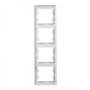 Рамка Schneider Electric Glossa GSL000108 белый вид сзади